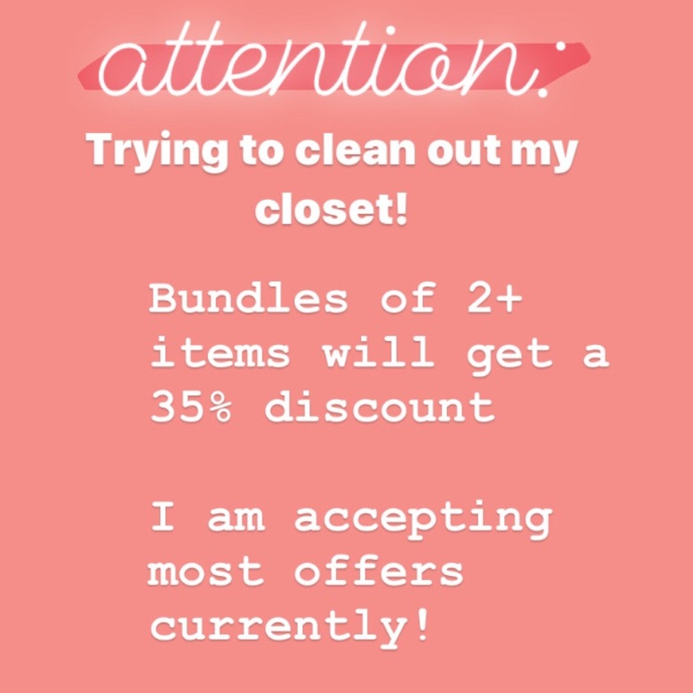 Closet clean out!